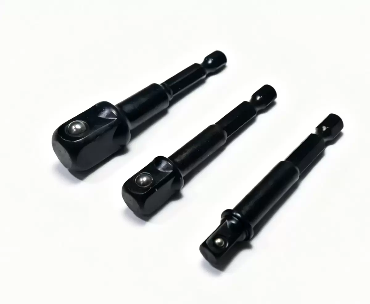 1/4インチ、3/8インチ、1/2インチソケットアダプター